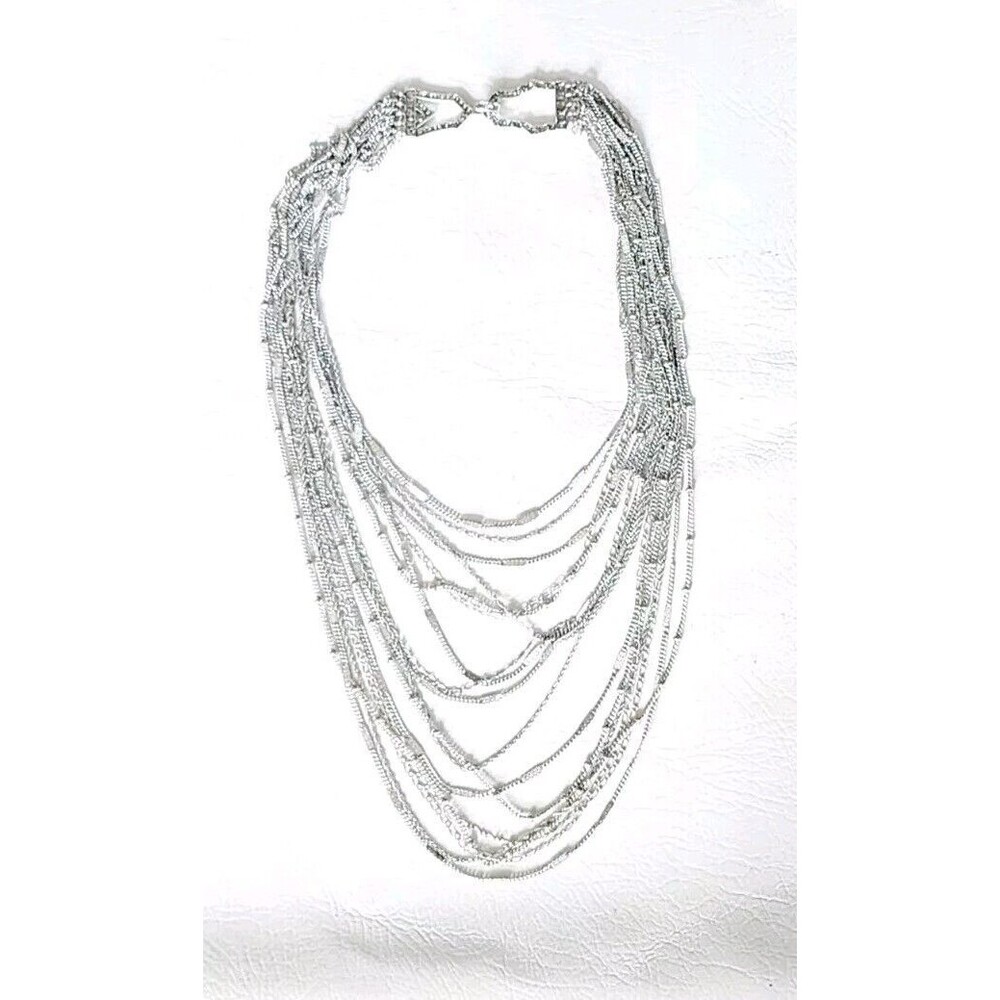 Chloe + Isabel Necklace Multi-Strand Women's Silver 16.2 inch Long
